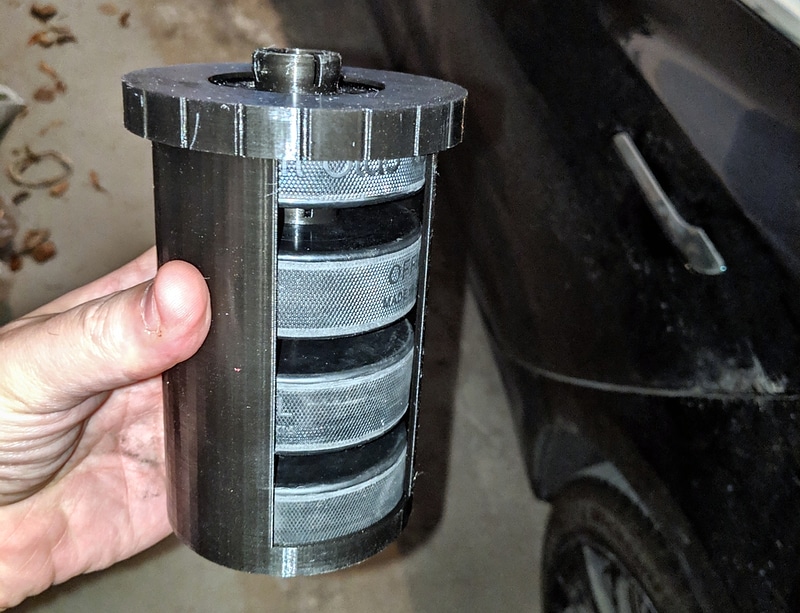 Tesla Model 3 - Puck Jack Pad holder