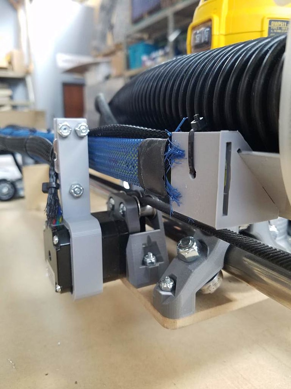 Lowrider v2 x axis tape measure cable chain mounts