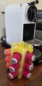 Nespresso (R) Capsule Holder in Vase Mode