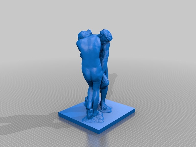 Rodin Adam and Eve