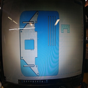 LowRider V2 Y Plate Mod. to LowRider V2 Hog dxf file.