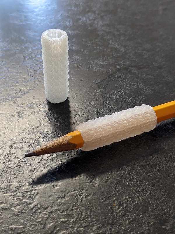 Knurled Pencil Holder