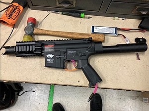 The Dropstick airsoft m4 hpa stock