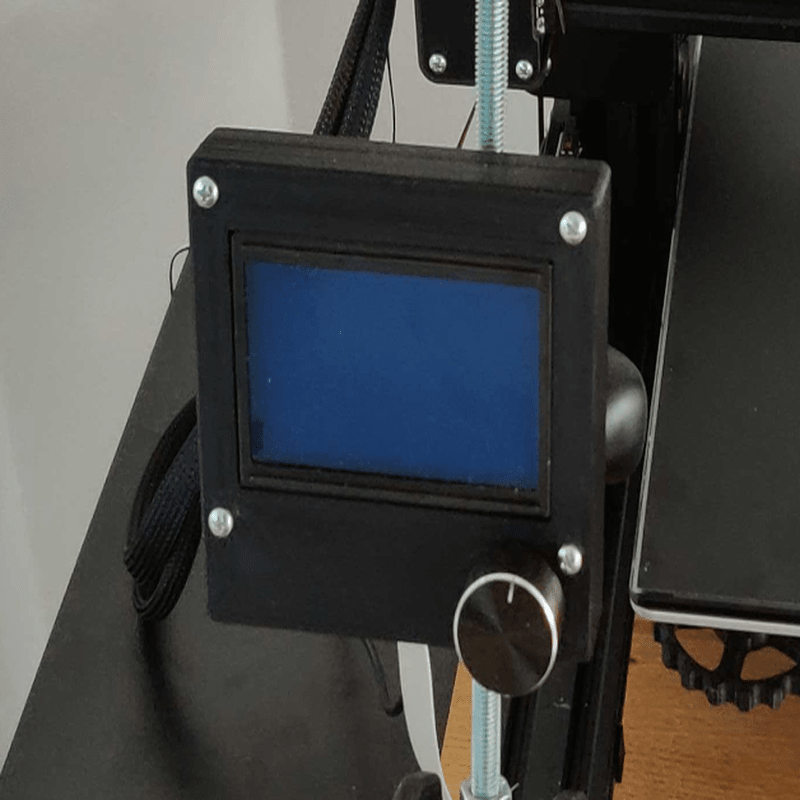 CR-10 Display mount for M8 tethered rod