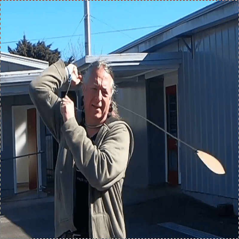 Huhu (Māori Bullroarer)