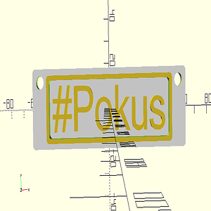 Customizable hastag swag for party