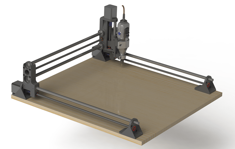 3d printed Dremel 395 CNC Mill