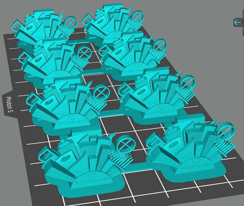 Anycubic Photon S RERF test using Ameralabs Town