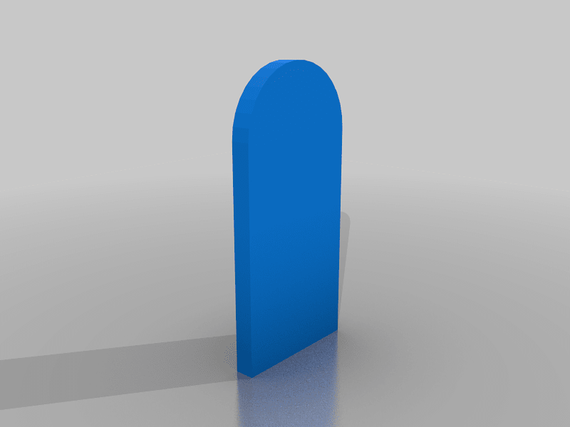 BricsCAD Arched Door