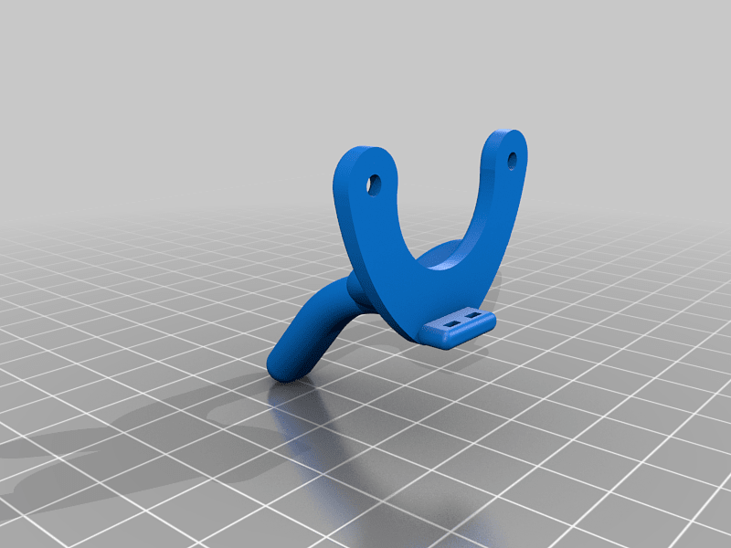 Floss v3,  Turtle fin w/ able zip tie to top plate