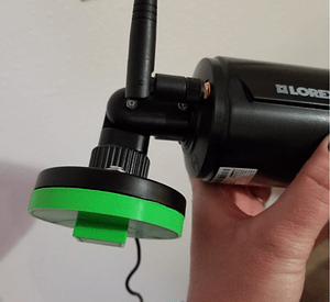 DVR camera to tripod mount, direct shoe mount