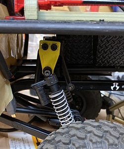 scx10 honcho 20mm suspension lift & front shock relocation