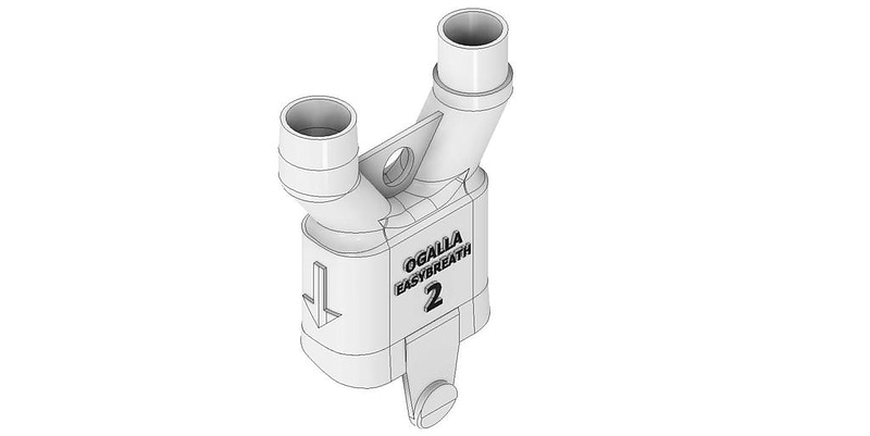Adaptador para respirador Hospital máscara snorkel Decathlon EASYBREATH V2