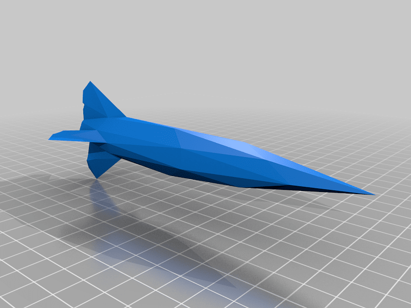 Low Poly Rocket