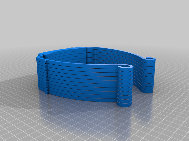 3D Verkstan Face Shield Frame, Pack and Stack, North American Hole Pattern V2, 0.3mm Layer Height