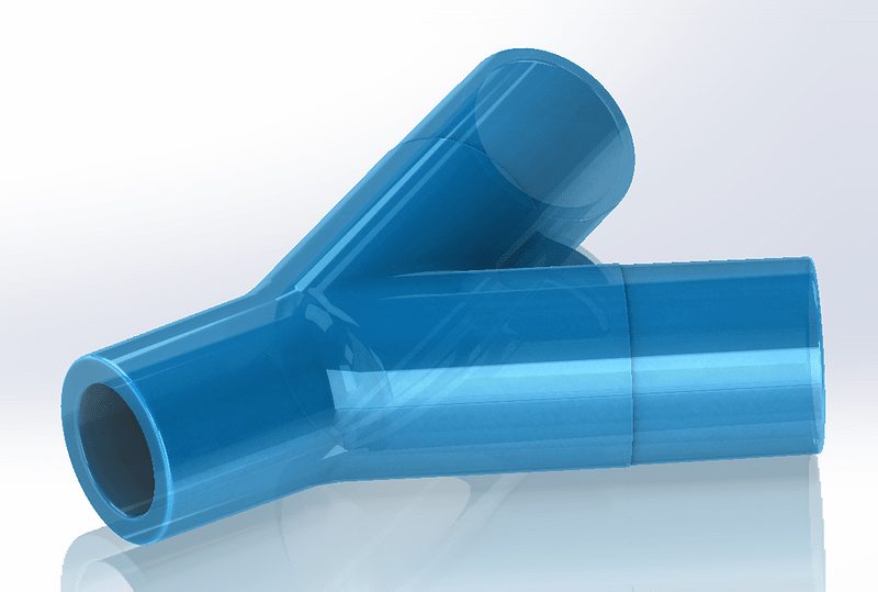 Ventilator Y adapter