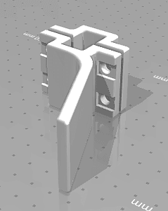 Handless door handles wide, Solidparts available to modifications