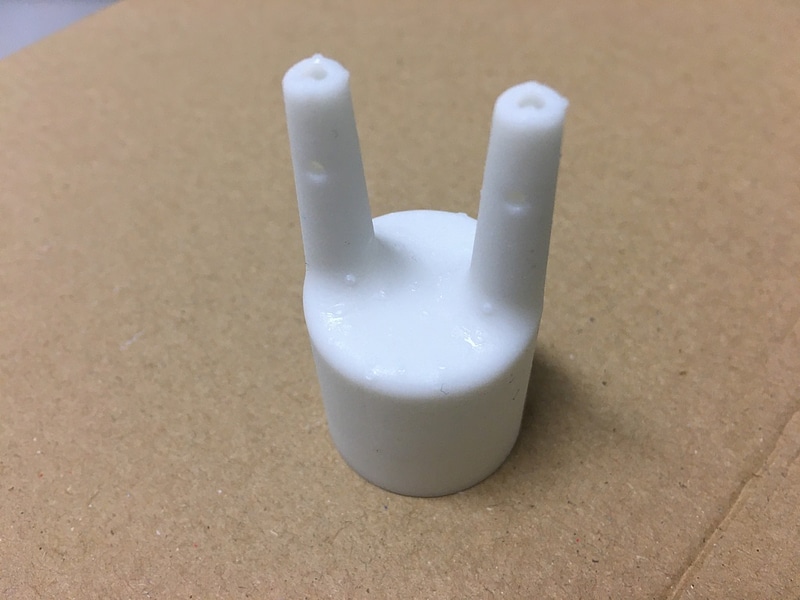 Dual flow adaptor 22mm female