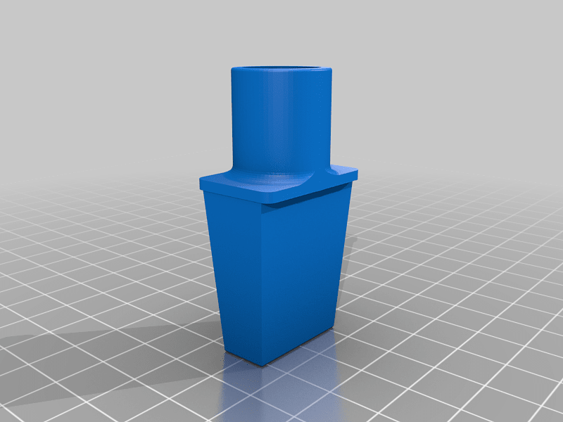 CPAP adaptor, square to circular adaptor
