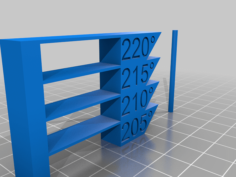 Heat Tower PLA PETG for Prusa slicer 205-220, 215-240