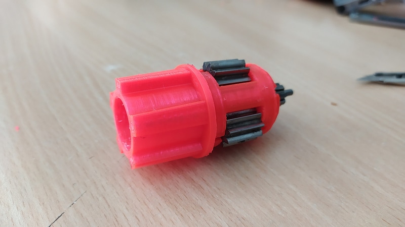 Somfy awning planetary gear mount