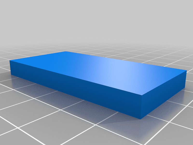 My CustRI base 25x50 bottomomized Base for Miniatures