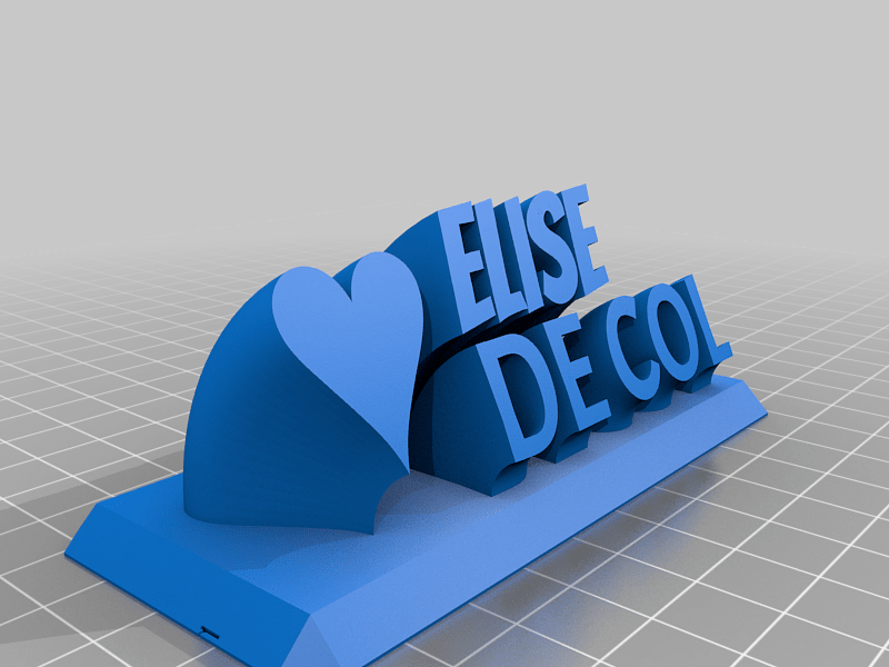 My Customizevind Sweeping Name Plate