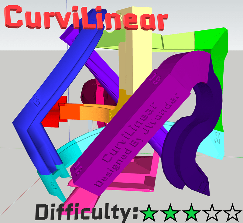 Custom Printable Perplexus - "CurviLinear" 