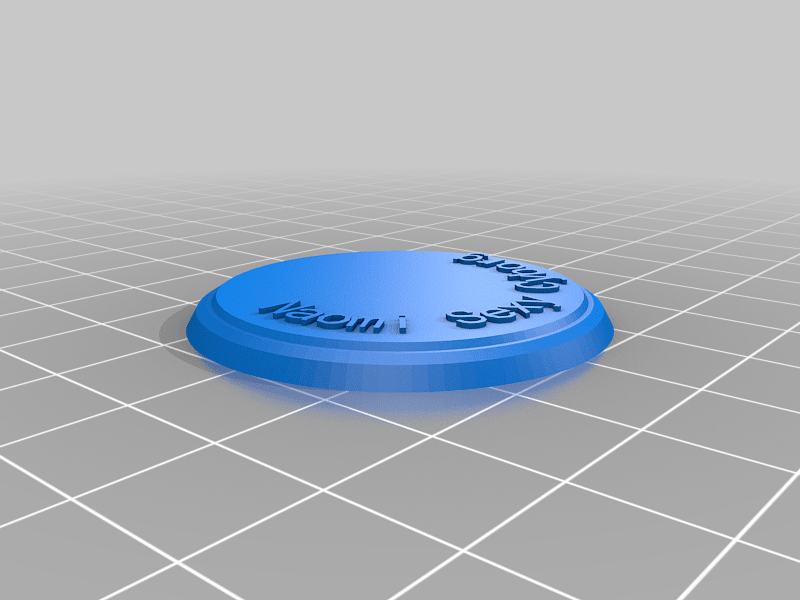 My Customized Miniature Pedestal w/Text