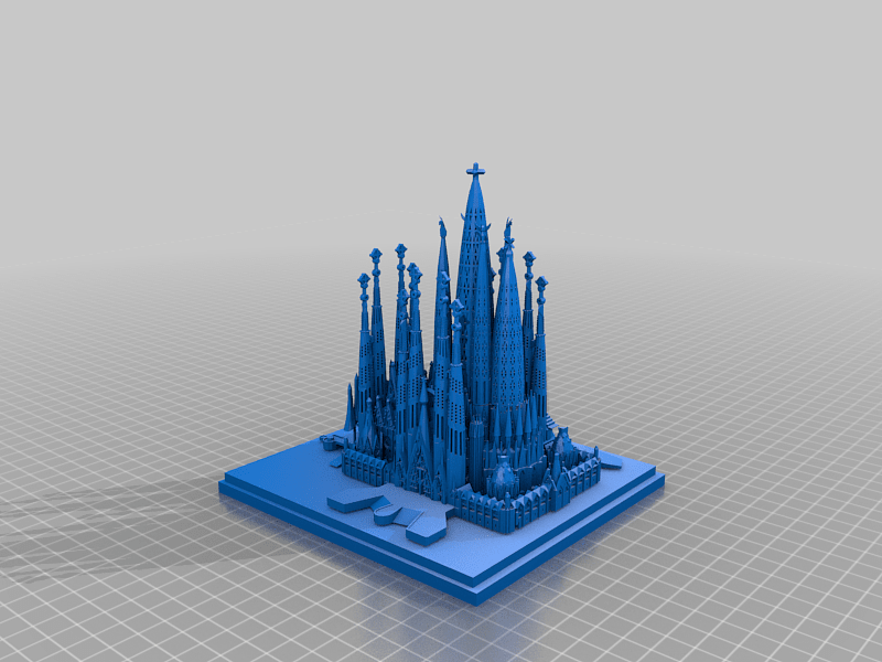 Sagrada família con peana y nombre