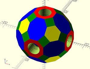 Truncated Rhombicuboctahedron Bead