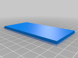 50x100mm Miniature base