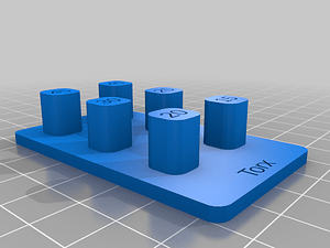 My Customized Parametric TORX Socket Organizer