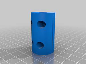 stepper and threaded rod coupling