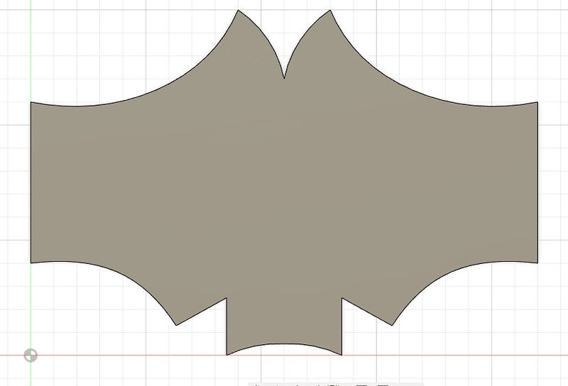 Stencil for Batwing Fabric Masks