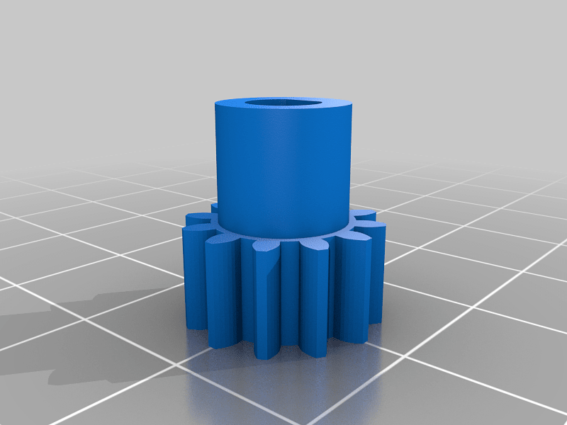 My Customized RC Car Motor Pinion Generator / Customizer. Mod1, 32p, 48p, with hole for M3 or M4 screw grub, D-shape or key MyRCCar compatible