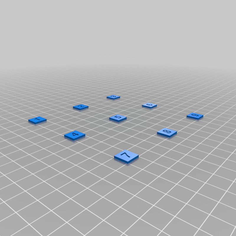 My Customized Bed leveling test maker 100x100