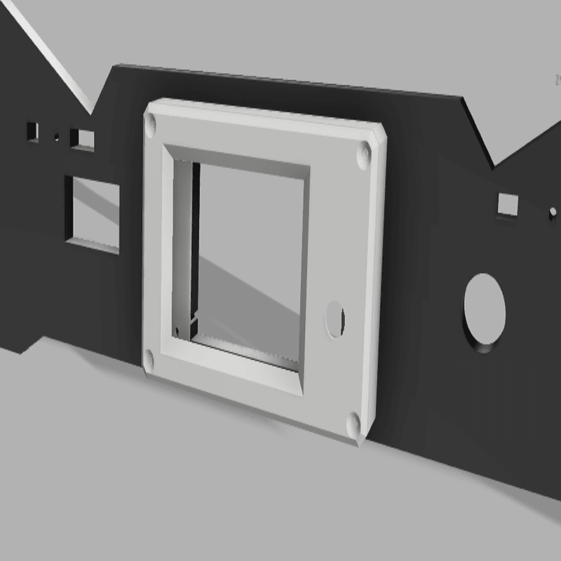 Lerdge Display holder (Z-bolt)