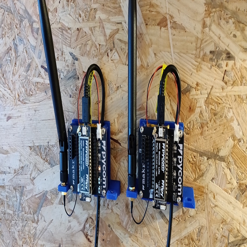 Pycom Expansion Board wall mount