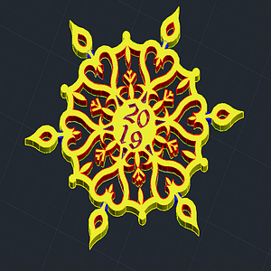Filigree Snowflake 2019