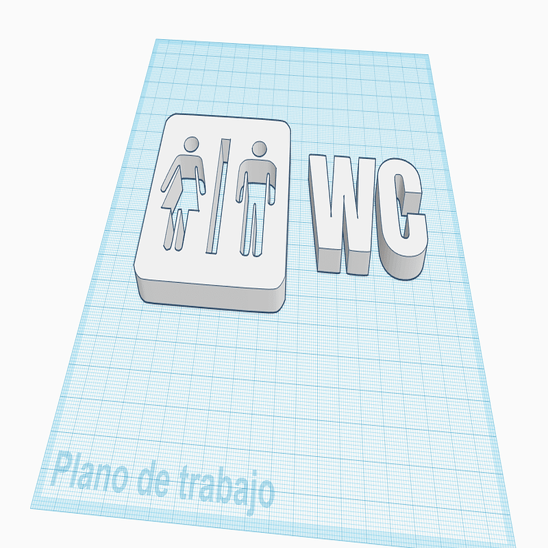 WC Sign - Bathroom Restroom Home House