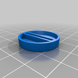 25mm Slotta Base for 28mm Heroic Scale Miniatures