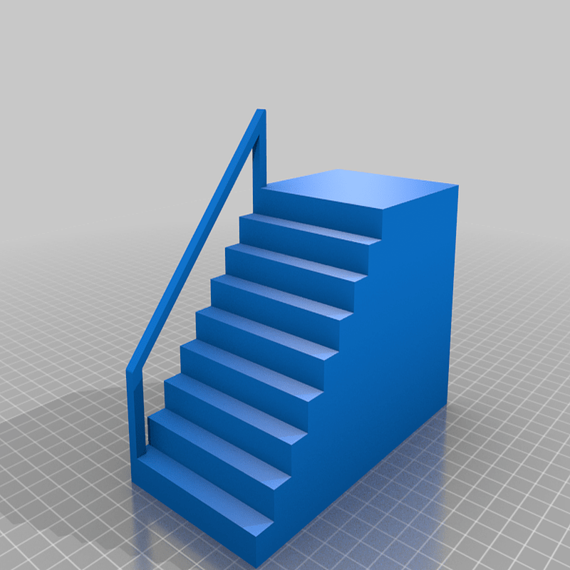 Fingerboard Stairs with rail