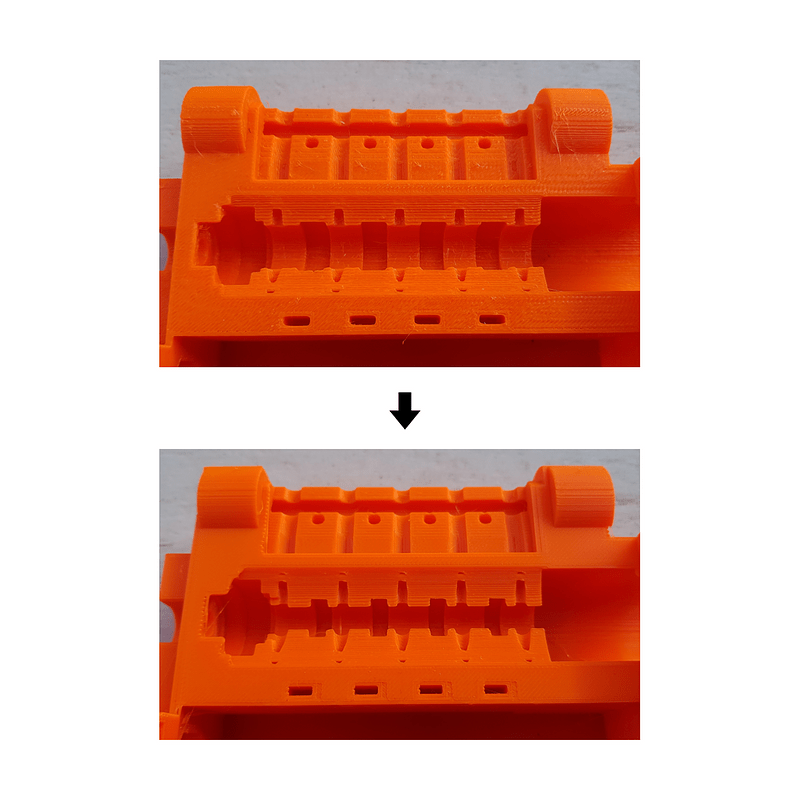 MMU2S pulley-body mod