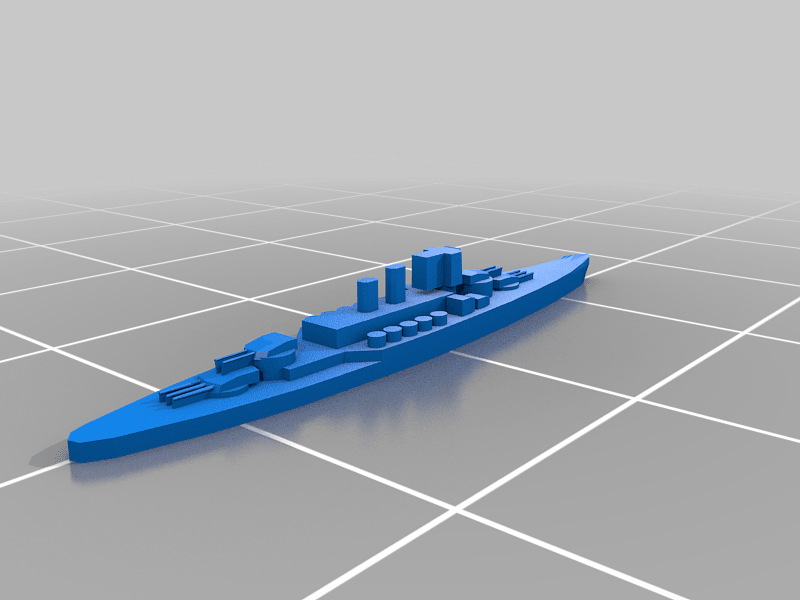 Andrea Doria Class Battleship - Free 3d model on creazilla.com