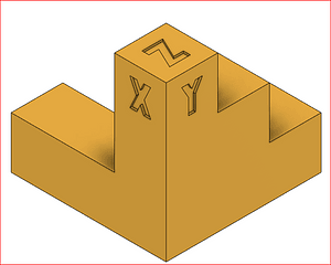 XYZ 15_30_45 Calibration Stairs