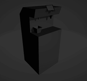 Low_poly water dispsenser