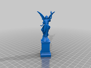 Estatua con fuego (Reparado)