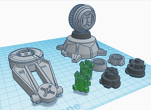 AT-TE front legs for Hasbro toy