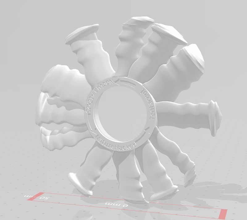 Tentacool - Noctua A12x25 Compatible Fan Blade Replacement